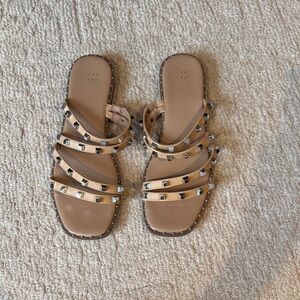 a new day Tan Studded Sandals
